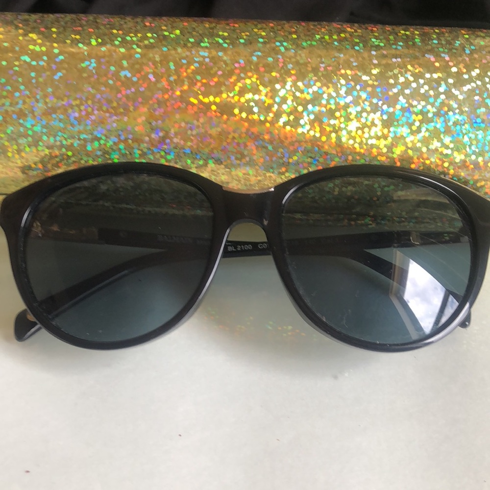 Balmain Women's Black Cat Eye Sunglasses 54-16-140